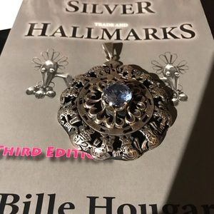 Los ballesteros Vintage Taxco large pendent 925